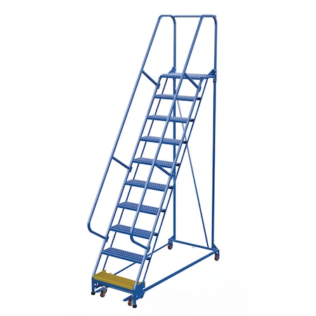 Vestil 130 H Steel PW Ladder, Grip Strut, 10 Step, 10 Steps LAD-PW-26-10-G